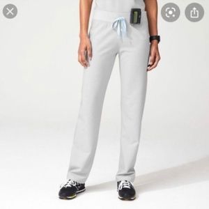 RARE! Figs Space Grey Livingston Scrub Bottoms NWOT